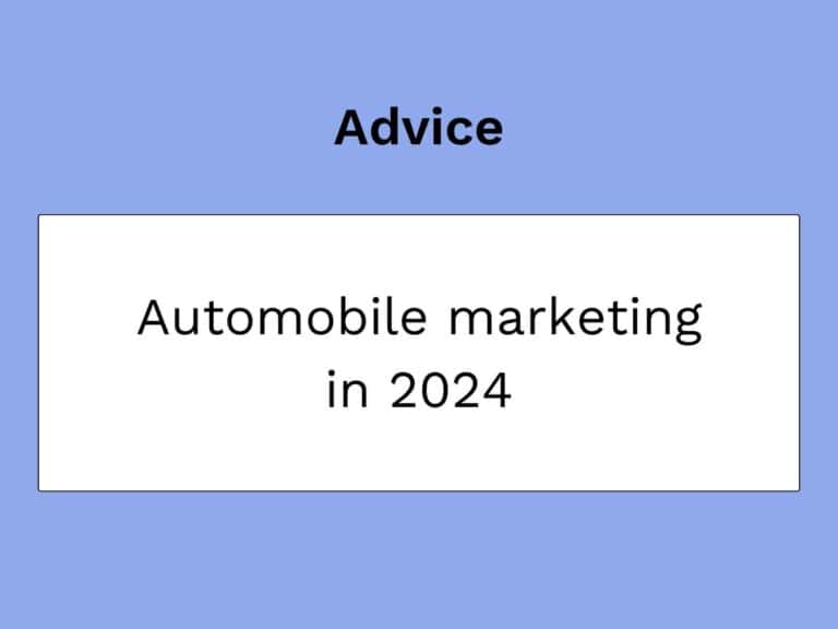 Automobilmarketing 2024