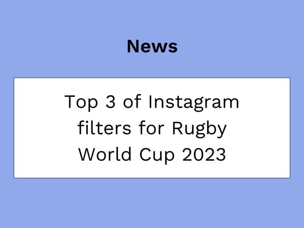 instagram-filter Rugby-Weltmeisterschaft 2023