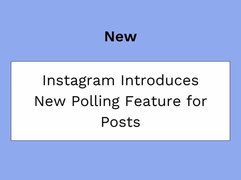 Instagram führt eine neue Umfragefunktion ein